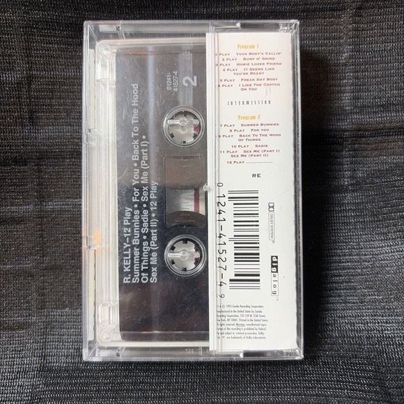 12 Play by R. Kelly (Cassette, 1993) - Picture 2 of 2